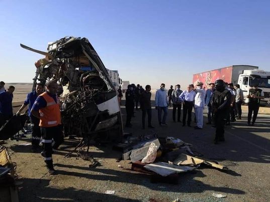 " مصر اليوم الجديدة "  تنعى ضحايا حادث اتوبيس المنيا  Ai151