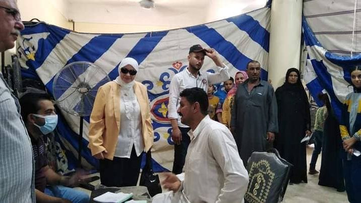 انطلاق أعمال القافلة الطبية التوعوية لقرية البساتين بحر البقر (1)  مركز الحسينية Aiaa62