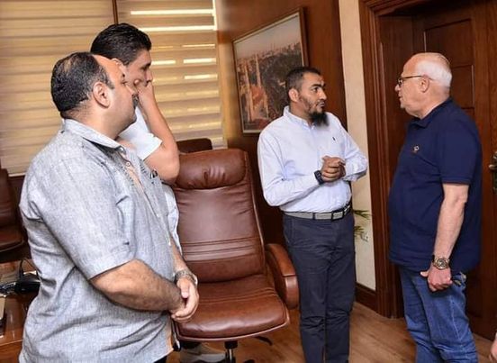 في ثاني أيام عيد الاضحى المبارك   محافظ بورسعيد يواصل استقبال المهنئين  بعيد الأضحى المبارك  Aoa277