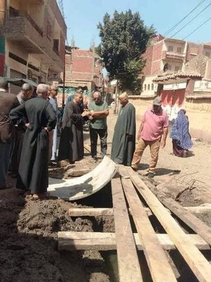  تضرر أهالي قرية طواحين إكراش من تنفيذ أعمال خطوط الصرف الصحى ( الميجا ) Aoao114
