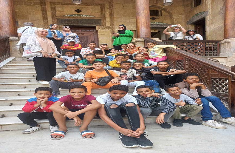 أطفال السيدة زينب في زيارة لمجمع الأديان ضمن احتفالات قصور الثقافة بعيد الطفولة  Aoco43