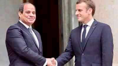 السيسي -  مصر تحرص على تعزيز علاقات التعاون الاستراتيجي مع فرنسا على مختلف الأصعدة Aoo376