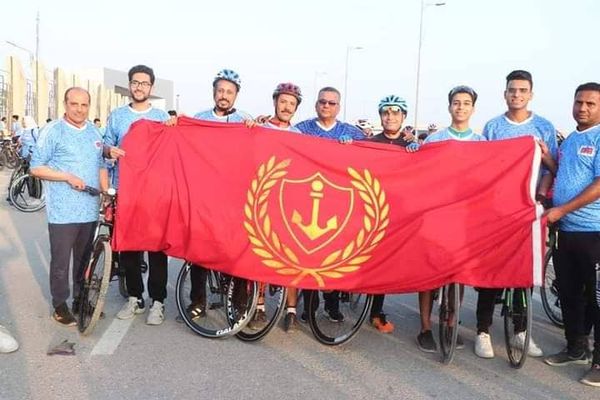الشباب والرياضة  ببورسعيد تشارك في ماراثون دراجات العاصمة الإدارية Aoo384