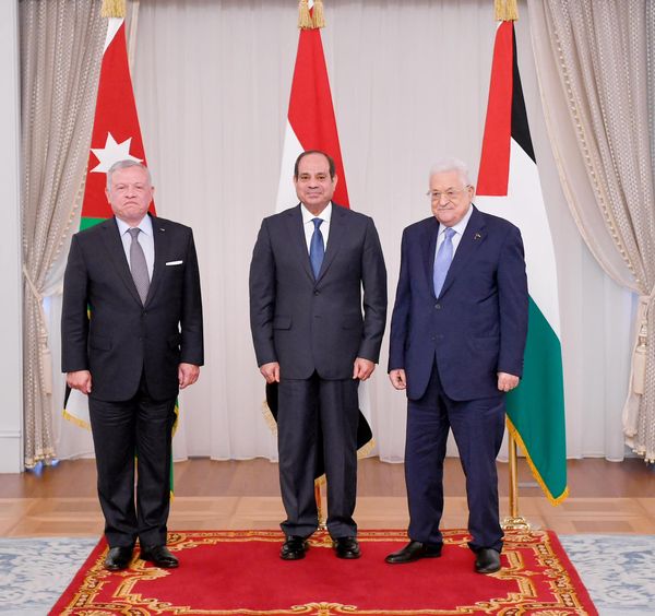 ننفرد بنشر لبيان الختامي للقمة الثلاثية المصرية الأردنية الفلسطينية المنعقدة بالعلمين بتاريخ 14 أغسطس 2023) Aooa55