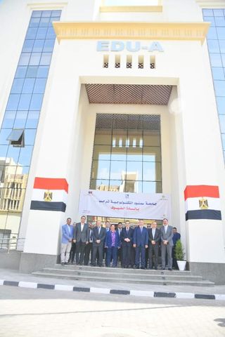  تحت شعار "هي دي مصر" محافظ الغربية يفتتح المعرض الأول لطلاب الجامعة التكنولوجية بسمنود Ayac32