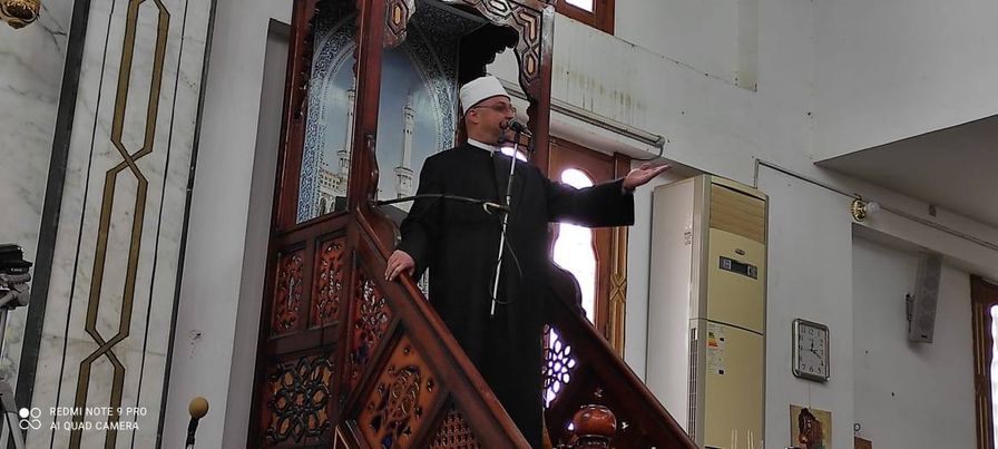 وكيل اوقاف السويس : ألتزام جميع خطباء المساجد بموضوع خطبة الجمعه ولا مخالفات Ayao55
