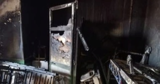 نشوب حريق بمستشفي التوحيد الإسلامية  Ayaoa12