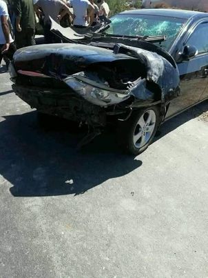 أُصابة  4 أشخاص فى تصادم سيارة ملاكى بتوك توك على طريق "مصر- أسوان" الزاعى،  Yco15