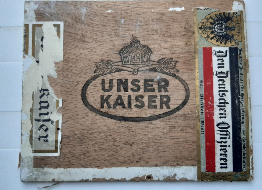 (E) couvercle "Kaiser" boîte cigares officiers      à clôturer merci! 20210918