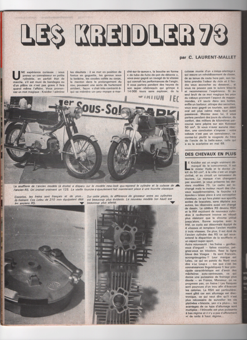 Le Kreidler RS dans la Presse. Suite. - Page 3 Kreidl12