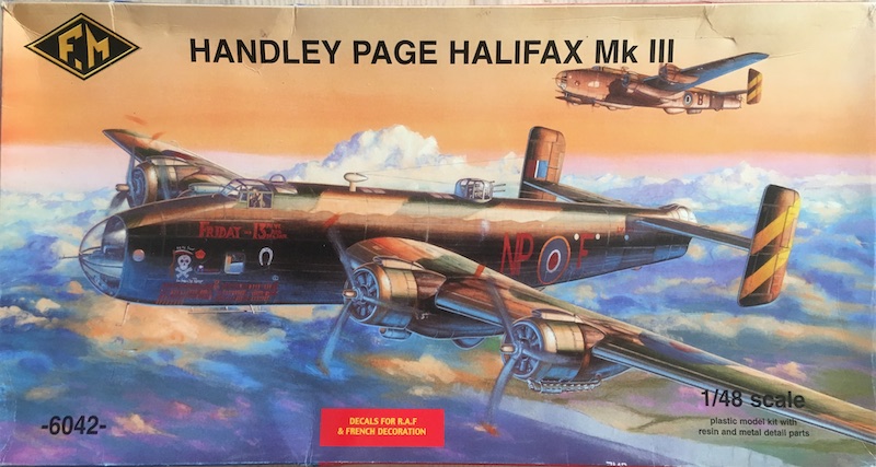 [FONDERIE MINIATURE] HANDLEY PAGE HALIFAX Mk III 1/48ème Réf 6042 1_boit12