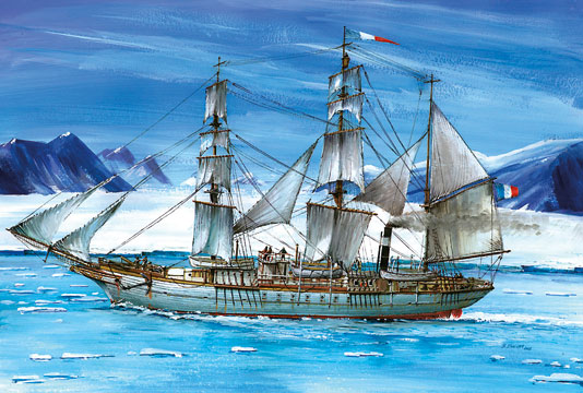 Navire d exploration polaire POURQUOI PAS ? 1/100ème Réf L 950 Zvezda10
