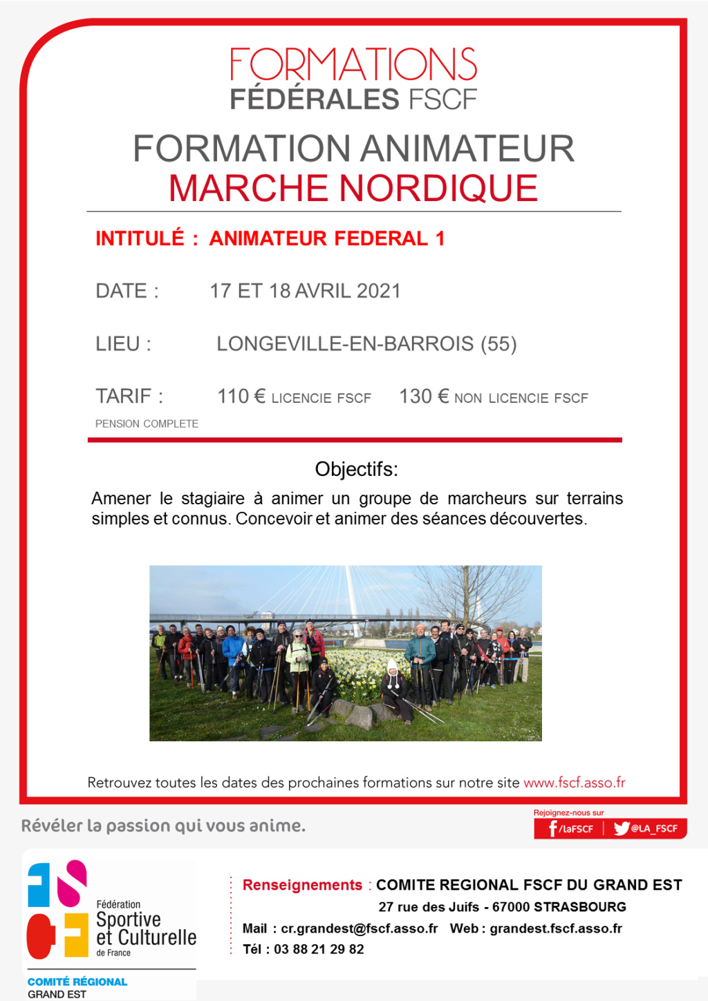 Formation AF1 Marche Nordique avec la FSCF - 17 et 18 avril 2021 dans la Meuse Plaque10