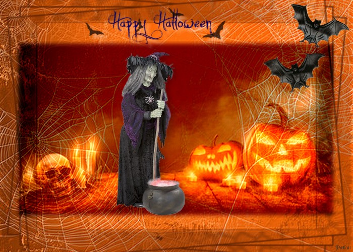 "Fond décoré le thème Halloween" Fond_h10