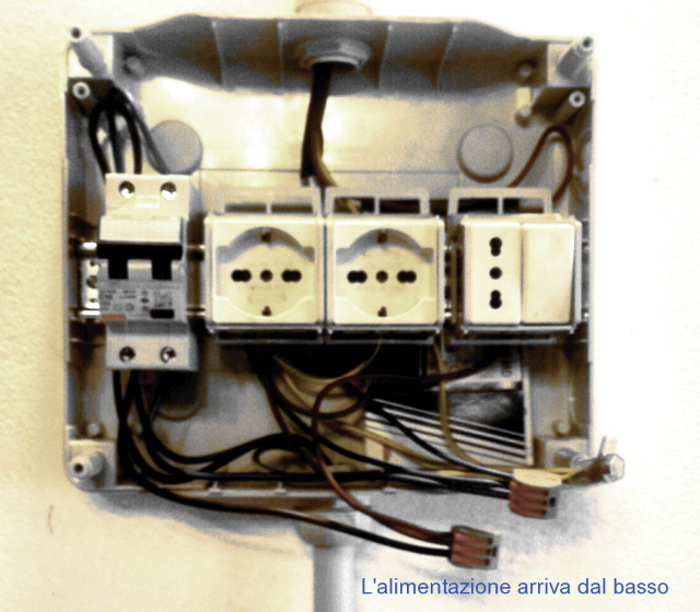 Consiglio collegamenti Impianto elettrico Garage 710