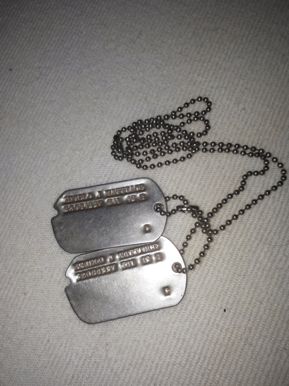 Blessé un action US Dog Tags 20201124