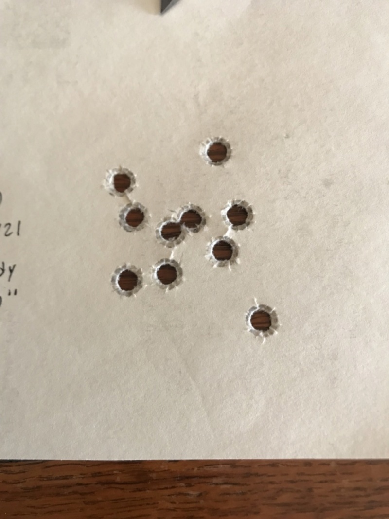 SOLD Mountain Competition Beretta 92 brigadier 9mm $1700 shipped. 2.2" @ 50yds with reloads. Img_8110