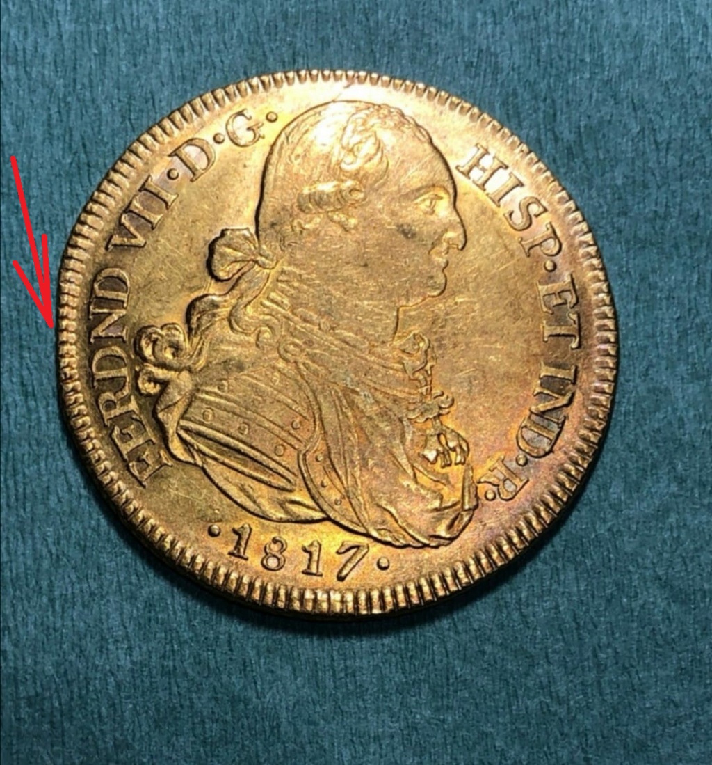 8 Escudos de Fernando VII de 1817 - Autentica? Whats111