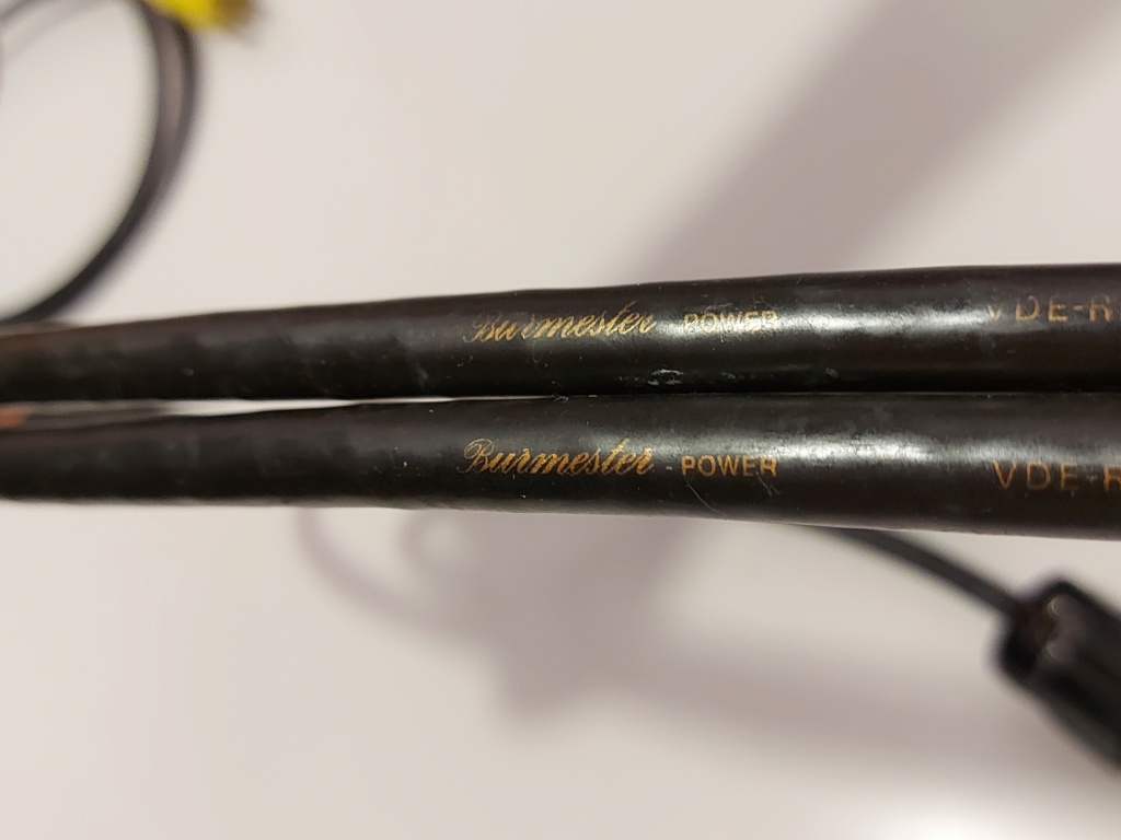 Burmester Power cable with FIM IEC plug 20211222