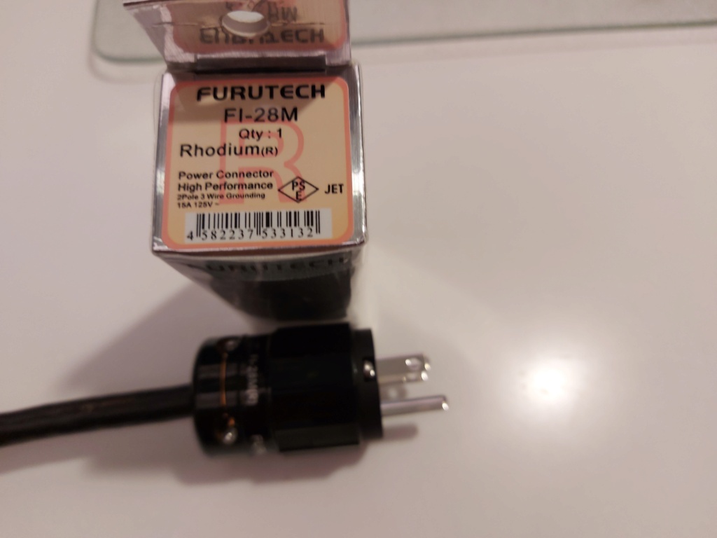 Burmester power cables with FIM IEC plugs and Furutech power connectors 20211240