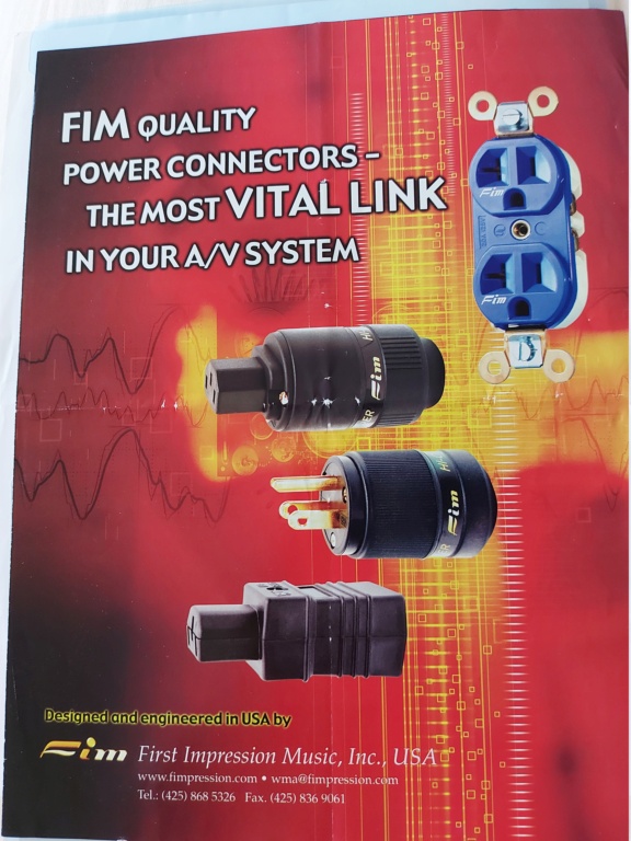 Burmester Power cable with FIM IEC plug 20220130