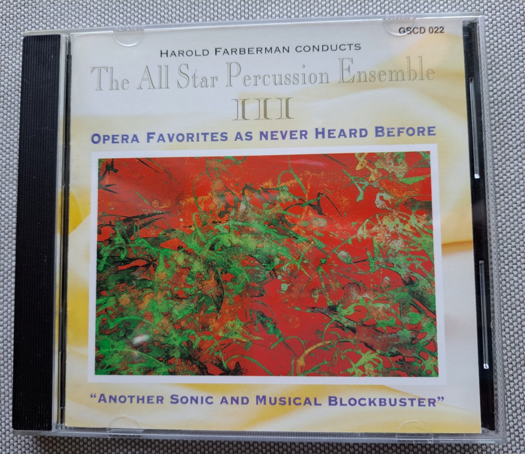 Golden String Audiophile Repertory   The All Star Percussion Ensemble iii, Harold Farberman, GSCD 022 20230170