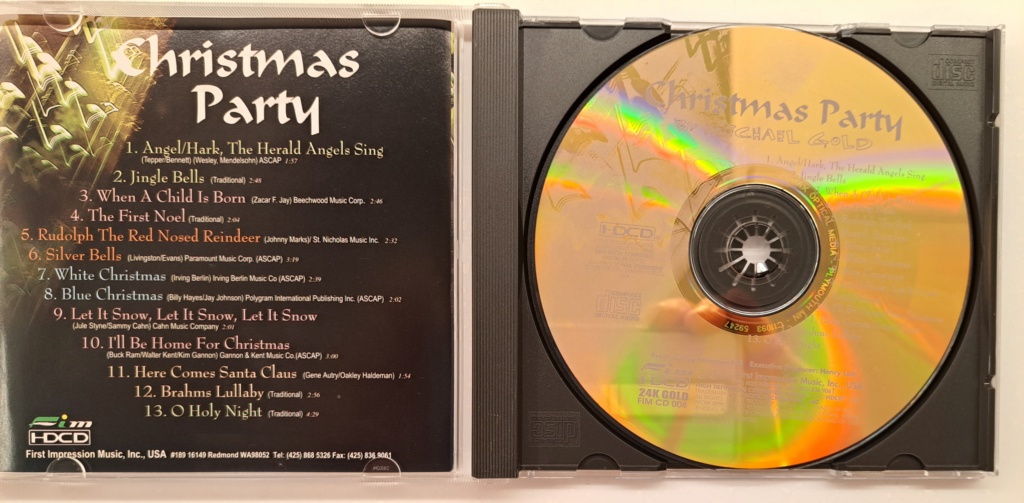 SOLD - FIM CD 008A 24K Gold - Christmas Party by Michael Gold 20230195
