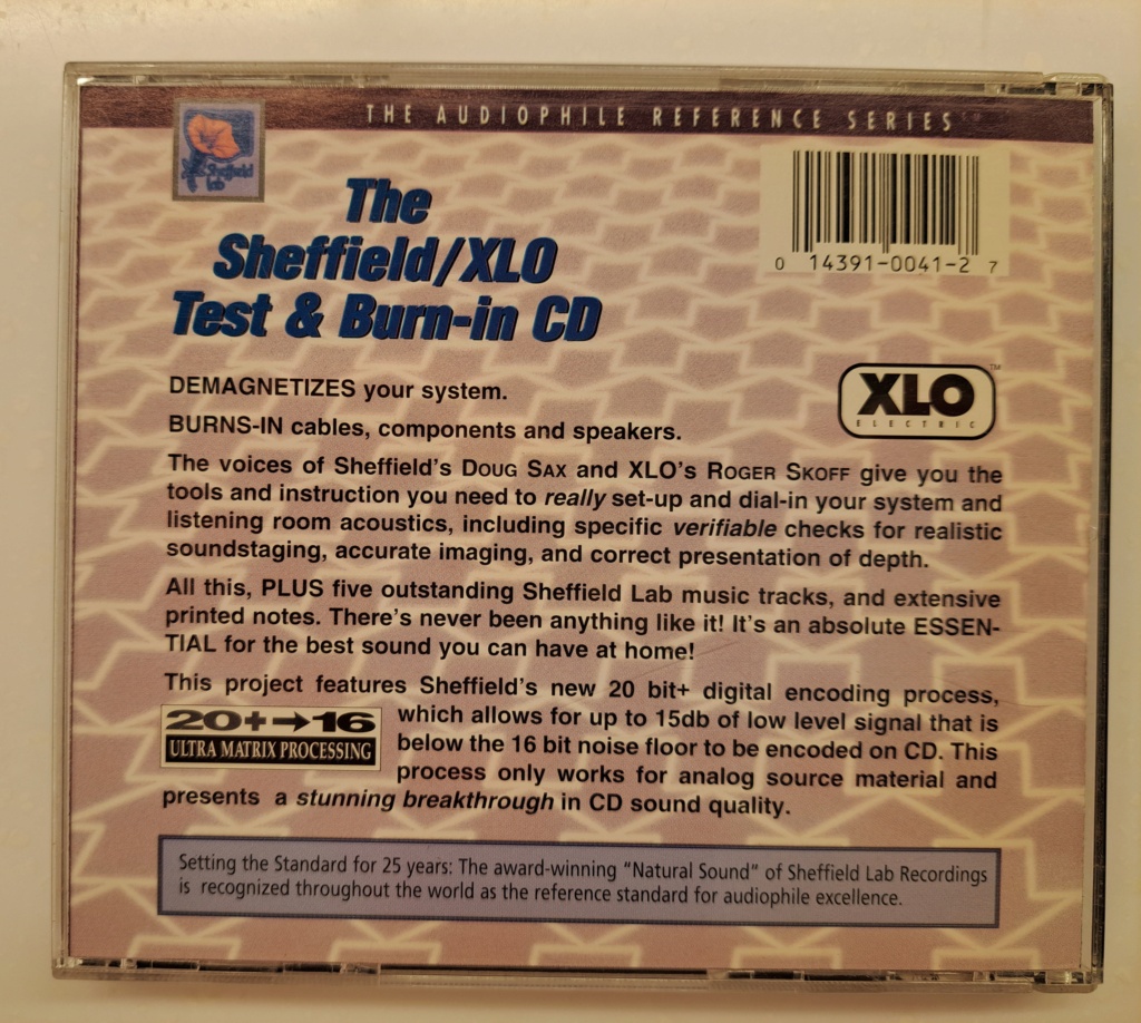 Sheffield Lab / XLO Electric  Title: The Sheffield / XLO Test & Burn-in CD 20230218