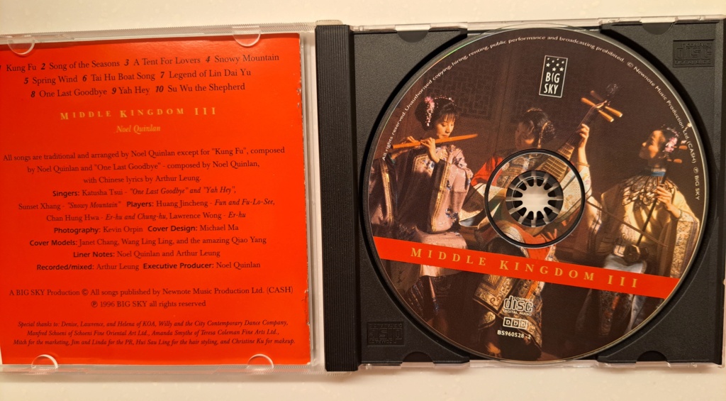  (龙谣-皇帝也疯狂) Chinese instrumental Audiophile CDs - Middle Kingdom I and III - Noel Quinlan  20230254