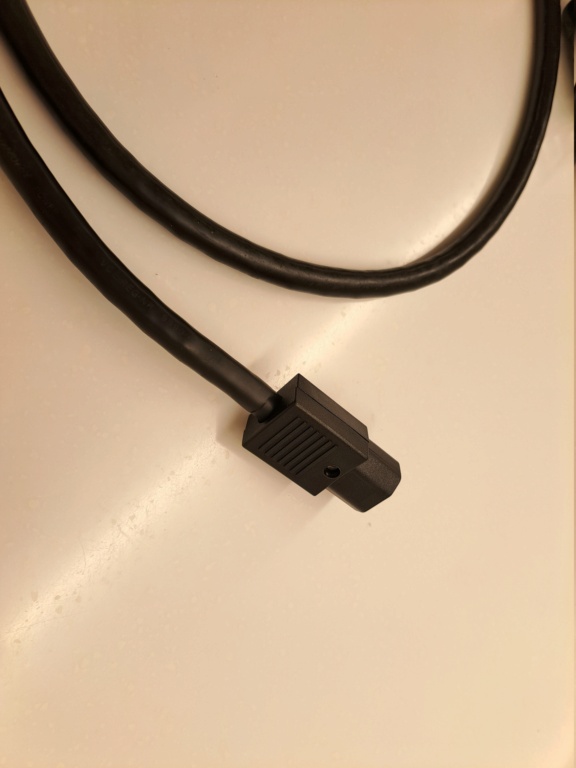 original Burmester Power Cable with new Furutech FI-28M(R) Rhodium plated power plug  - Made in Berlin 20230298