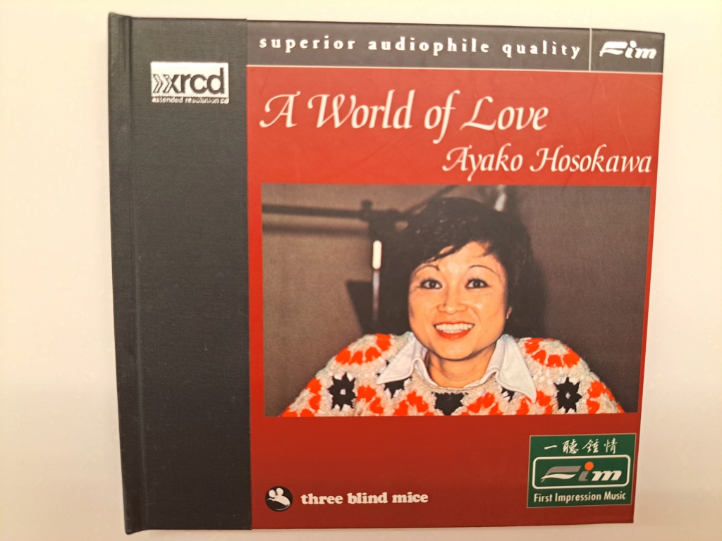 FIM XRCD 011 - Ayako Hosokawa - A World of Love - XRCD 20bit K2 super coding - Original Three Blind Mice Recordings 20230352