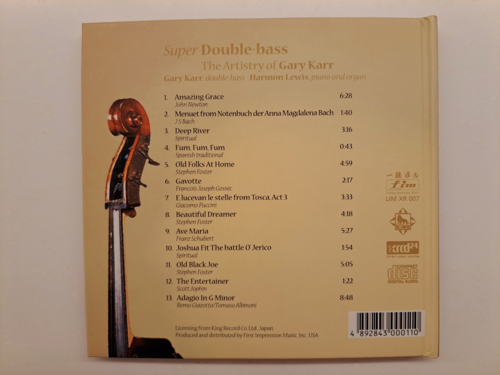 FIM LIM XR 007 - Super Double-bass - The Artistry of Gary Karr 20230404