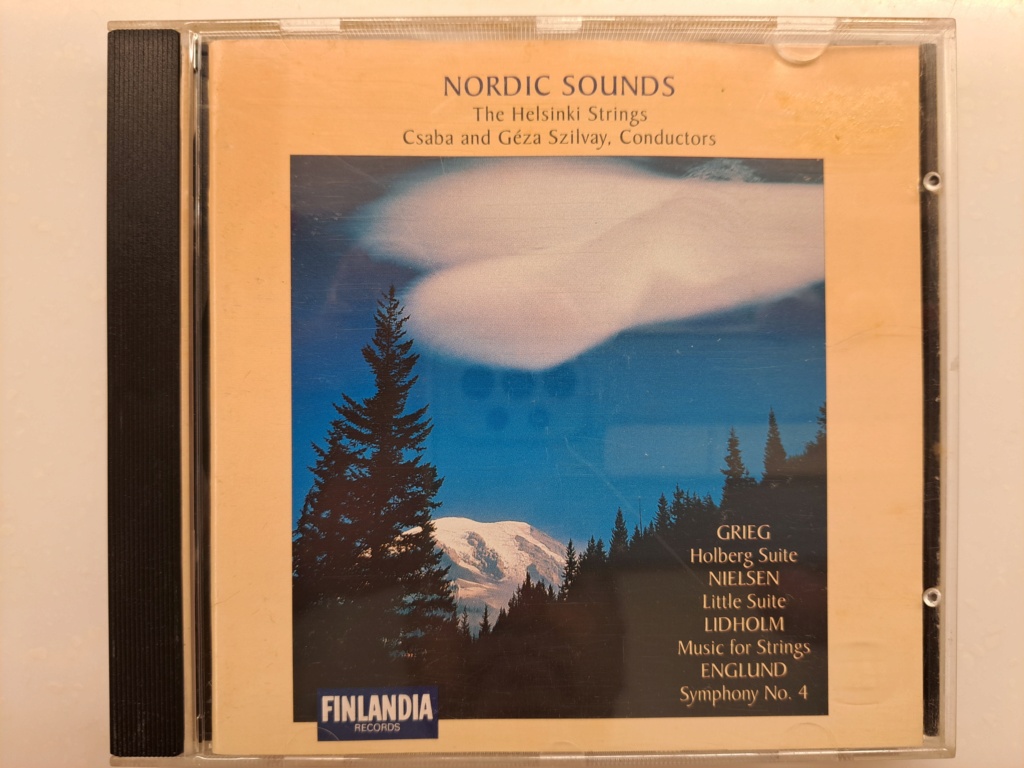 The Helsinki Strings, Szilvay - Nordic Sounds. Grieg - Holberg Suite, etc. Made in Germany. 1996 Finland is Records, Warner Music Finland 20230466