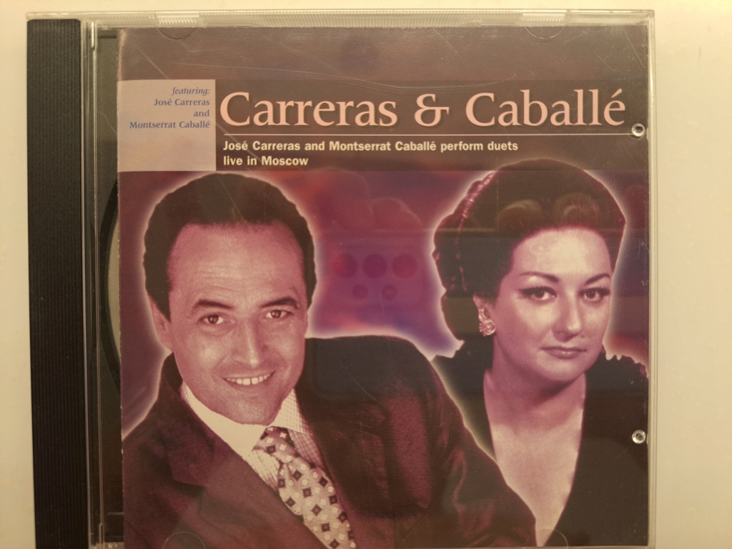 Montserrat Caballè and Josè Carreras perform Kuve in Moscow. 1989 PolyGram GmbH. Made in EU. 20230494