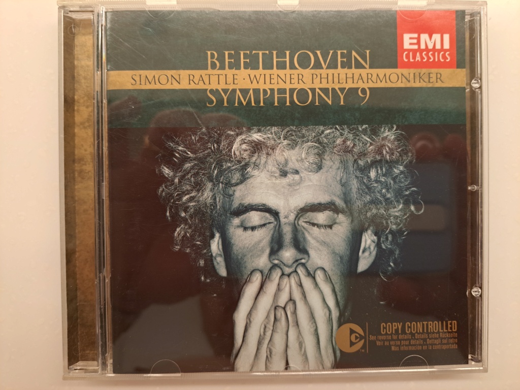Beethoven : Simon Rattle • Wiener Philharmoniker ‎– Symphony 9 - 2003 EMI Records. Made in EU 20230522