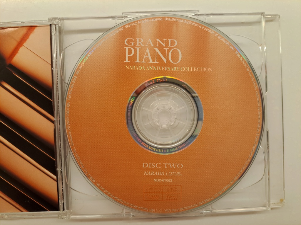 Grand Piano: Narada Anniversary Collection (2-CD Set) - Music CD - VARIOUS ARTIS T. Two CD set. 1997 Narada Media. Made in USA 20230529