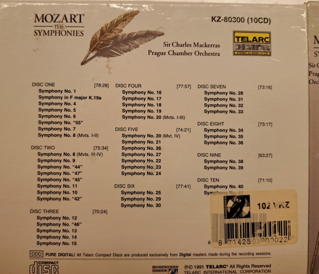 TELARC CDs - Audiophile classical & Jazz CD 20230618