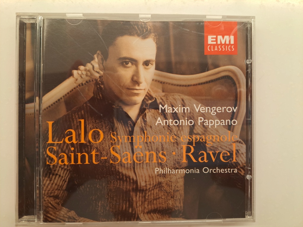 Lalo: Symphonie espagnole; Saint-Saëns, Ravel by Maxim Vengerov (CD, 2003 EMI MUSIC). Made in EU 20230684