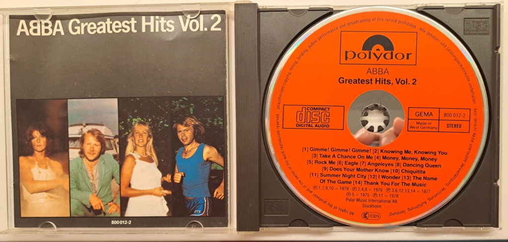 ABBA Greatest Hits Vol. 2 - rare Polydor CD 20230734