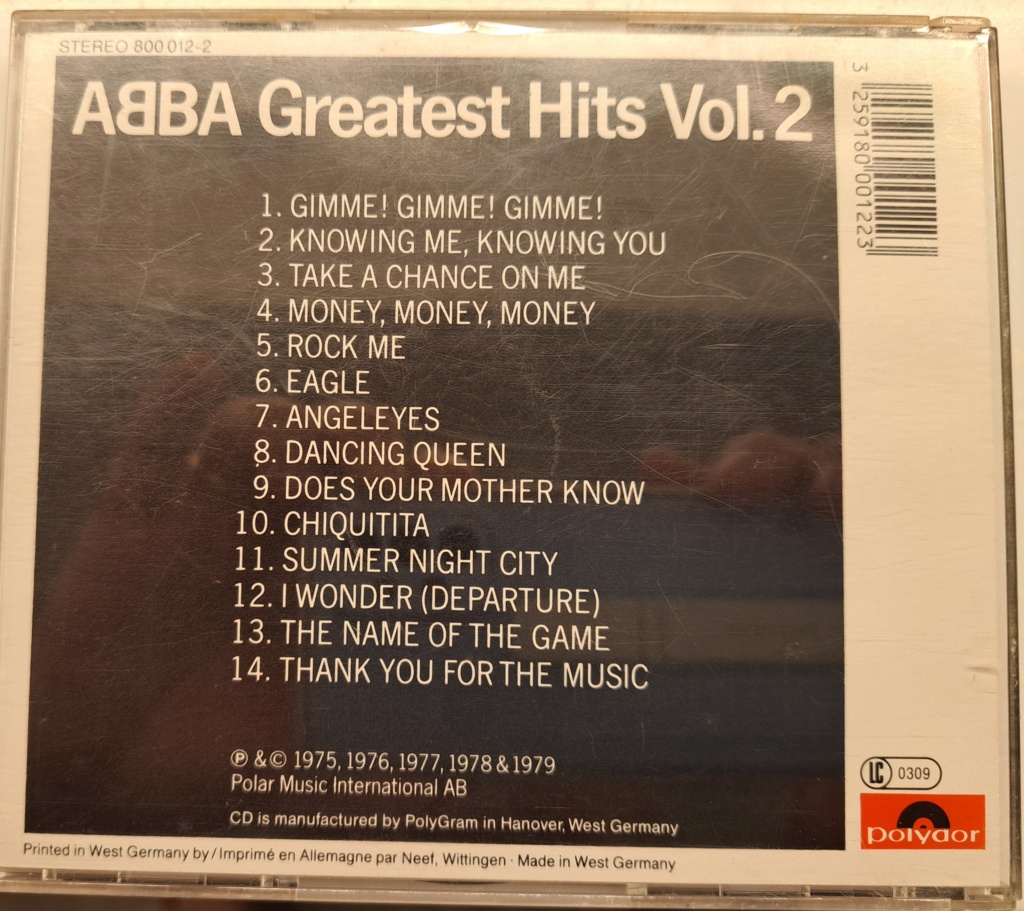 ABBA Greatest Hits Vol. 2 - rare Polydor CD 20230735