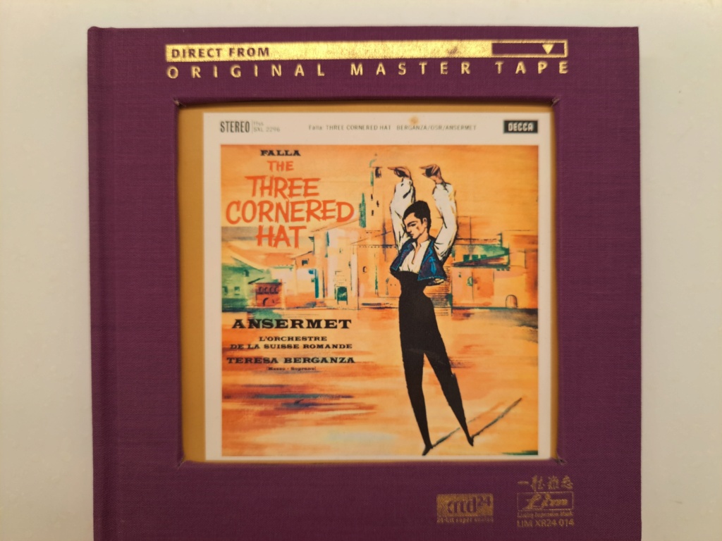 FALLA: The Three Cornered Hat. Conducted by Ernest Ansermet. Lasting Impression Music, LIM XR24 014, 2006 FIM LIM. 1961 DECCA. Made in Japan 20230805