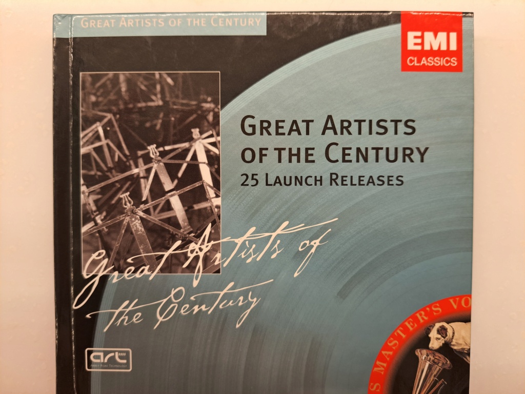 Great Artists of the Century: 25 Launch Releases (CD, 2004 EMI RECORDS, Digital  Remastered, 2 Discs, EMI Music Distribution). Made in EU 20230912