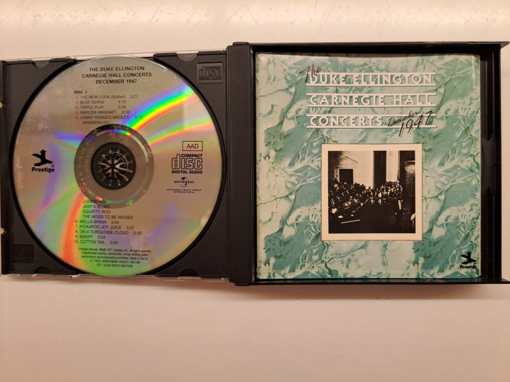 Duke Ellington - The Carnegie Hall Concerts (December 1947) 2CD 1991 PRESTIGE  RECORDS.  MADE IN EU.  Jazz music 20230926