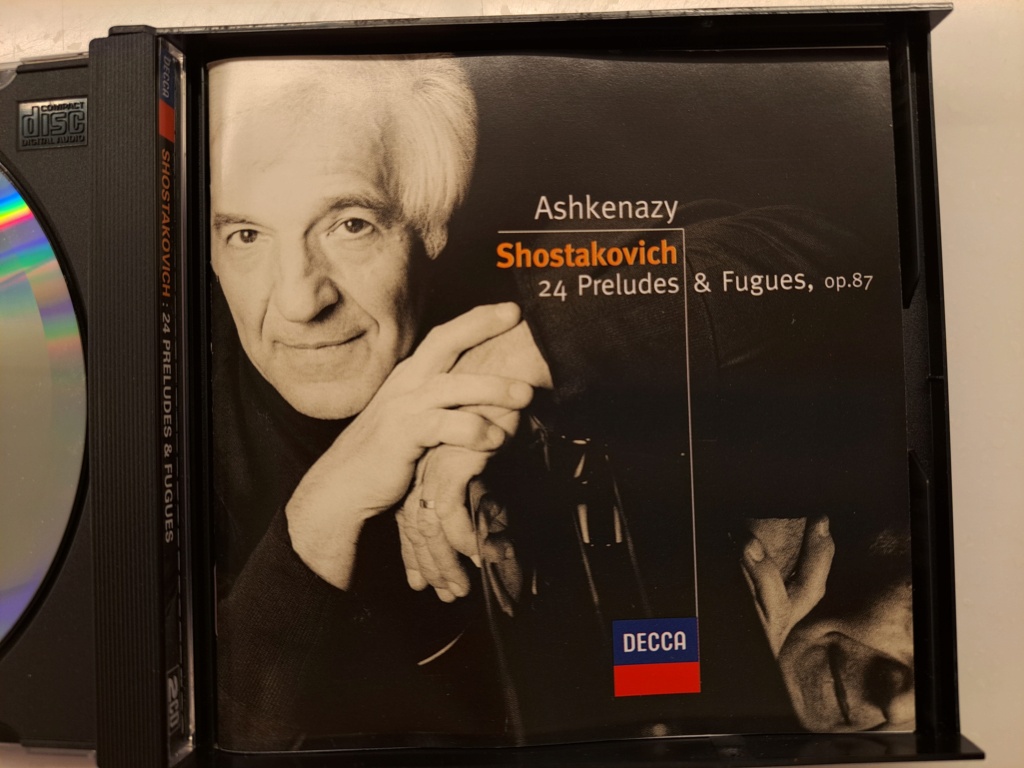 Shostakovich: 24 Preludes & Fugues, Op. 87 (2 CD Set, 1999 Decca) Vladimir Ashkenazy. Made in Germany 20230987
