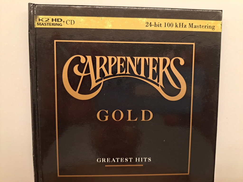 THE CARPENTERS - GOLD - GREATEST HITS - K2HD - CD -  K2HD 24-bit 100 KHz Mastering. Made in Japan 20231028