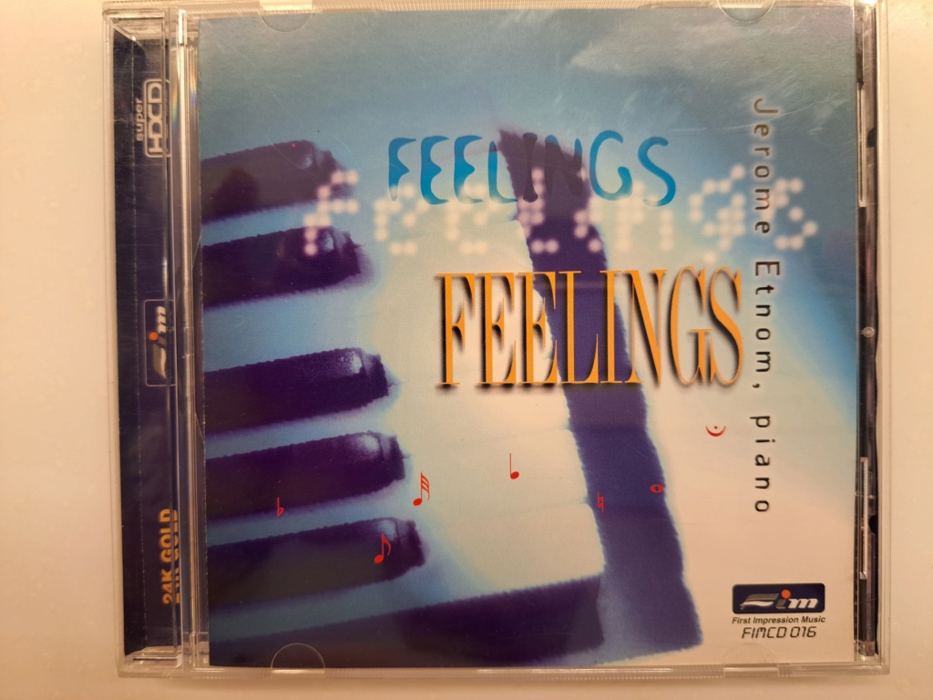 FIM CD 016  - Feelings - Jerome Etnom, piano.  24 K Gold cd. 1988 First Impression Music Remastered by FIM. Made in USA 20231047