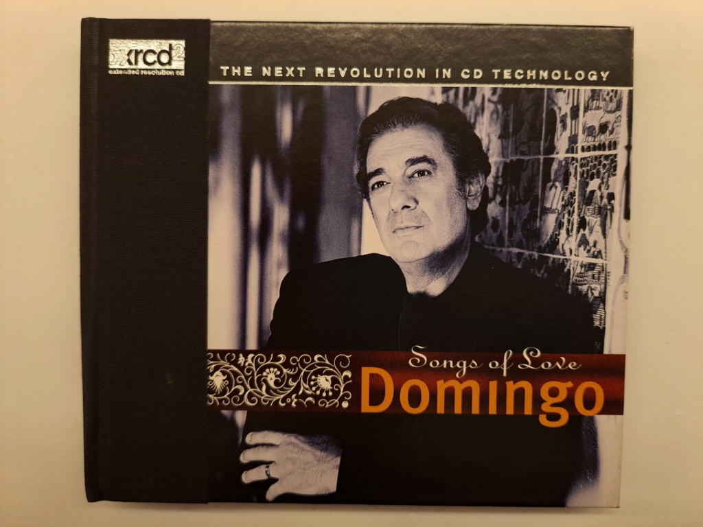 XRCD2.  Songs of Love - Domingo. Plàcido Domingo. 2000 EMI Records. Mastering and manufactured by JVC of Japan 20231091