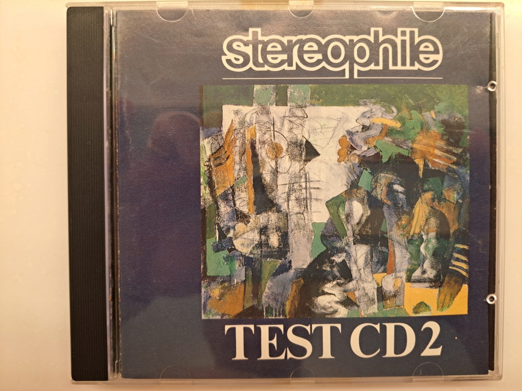 STEREOPHILE TEST CD VOLUME 2. Must have Audiophile Test CD produced by John Atkinson of Stereophile magazine.  Audiophile recordings. 1992 Stereophile, USA. Disc manufactured by JVC. 20231134