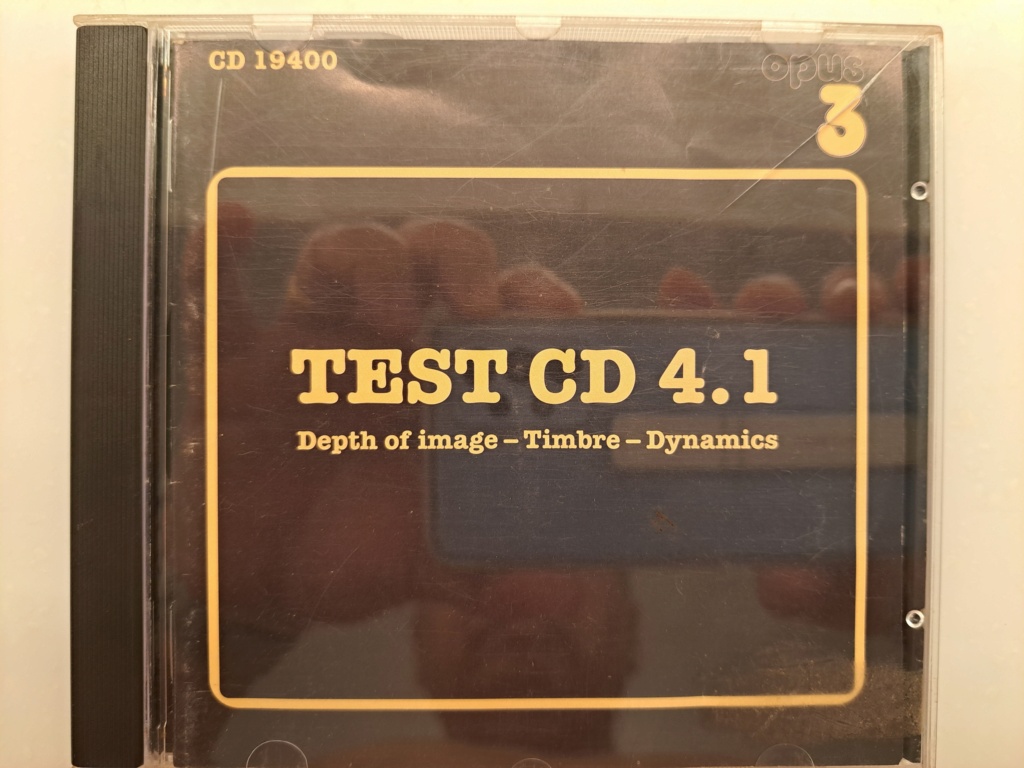 Opus 3: TEST CD 4.1 - Depth of Image- Timbre-Dynamics. Collection of Jazz, Acoustic and Classical audiophile recordings from Opus 3 catalog. 1993 Opus 3. Made in Sweden by DCM. 20231142