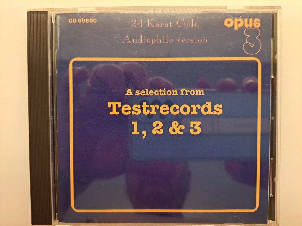 Opus 3: A Selection from Testrecords 1, 2 & 3 - Depth of Image-Timbre-Dynamics. 24 Karat Gold Audiophile version. 1995  Opus 3. Made in Japan. early 1st pressing. 20231149